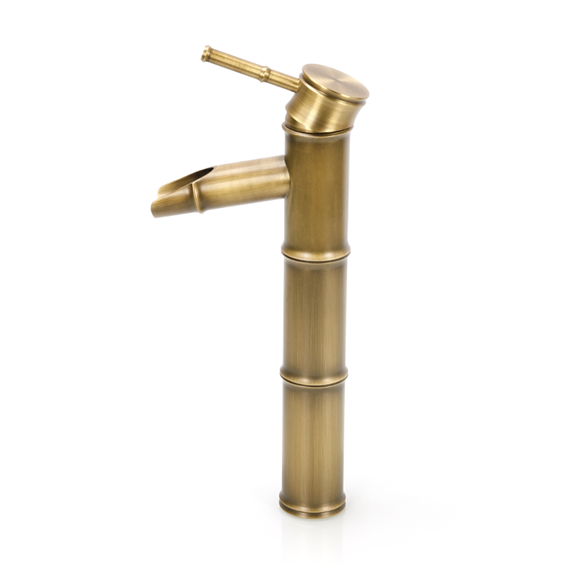 Cheap Price Bamboo Shaped Bronze Bathroom Faucets ORB Bathroom Mixer Antique Copper Bathroom Faucets