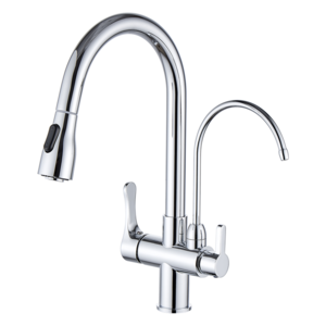 Bobao Drinking Water 3 Way RO Kitchen Faucet Brass CE Modern Contemporary Ceramic Kitchen Tap Mixer Pull Down Kitchen Faucet