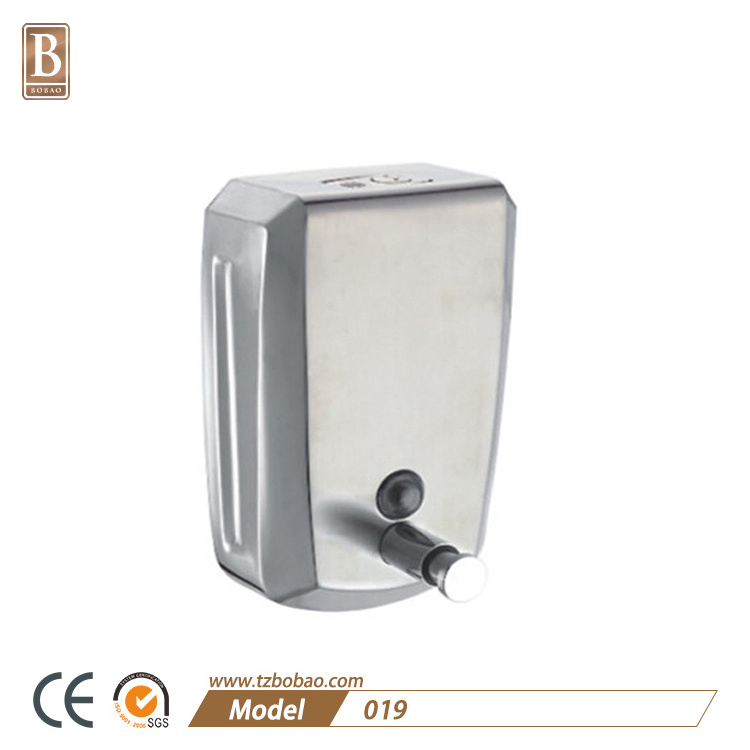 Bathroom Accessories 500 ml Classic Stainless Steel Antique Wall Mount Liquid Soap Dispenser