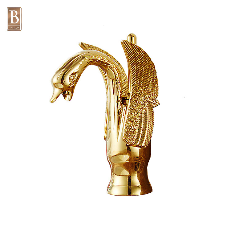 Animal Faucet Duck Design Bathroom Brass Basin Faucet