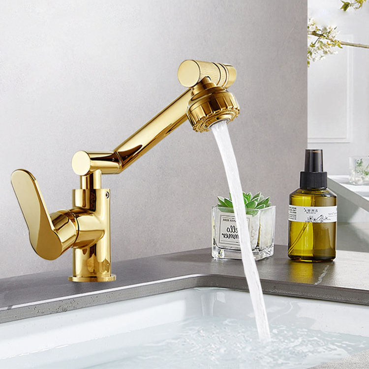 High Quality Bathroom 360 Degree Rotating Basin Faucet Brass Faucet Spray Head Water Taps