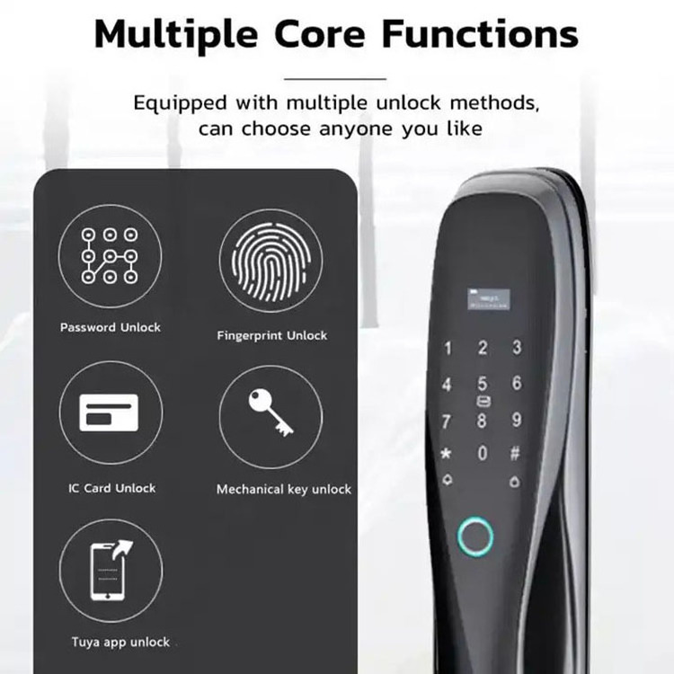 Fingerprint smart lock door remote monitoring automatic intelligent lock electronic password lock