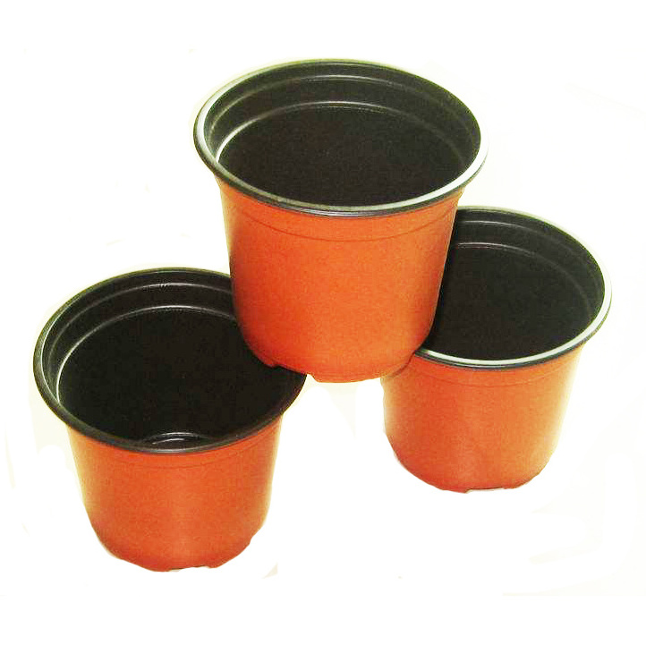 4 inch plastic flower pots for plants nursery seedling pots garden supplier items