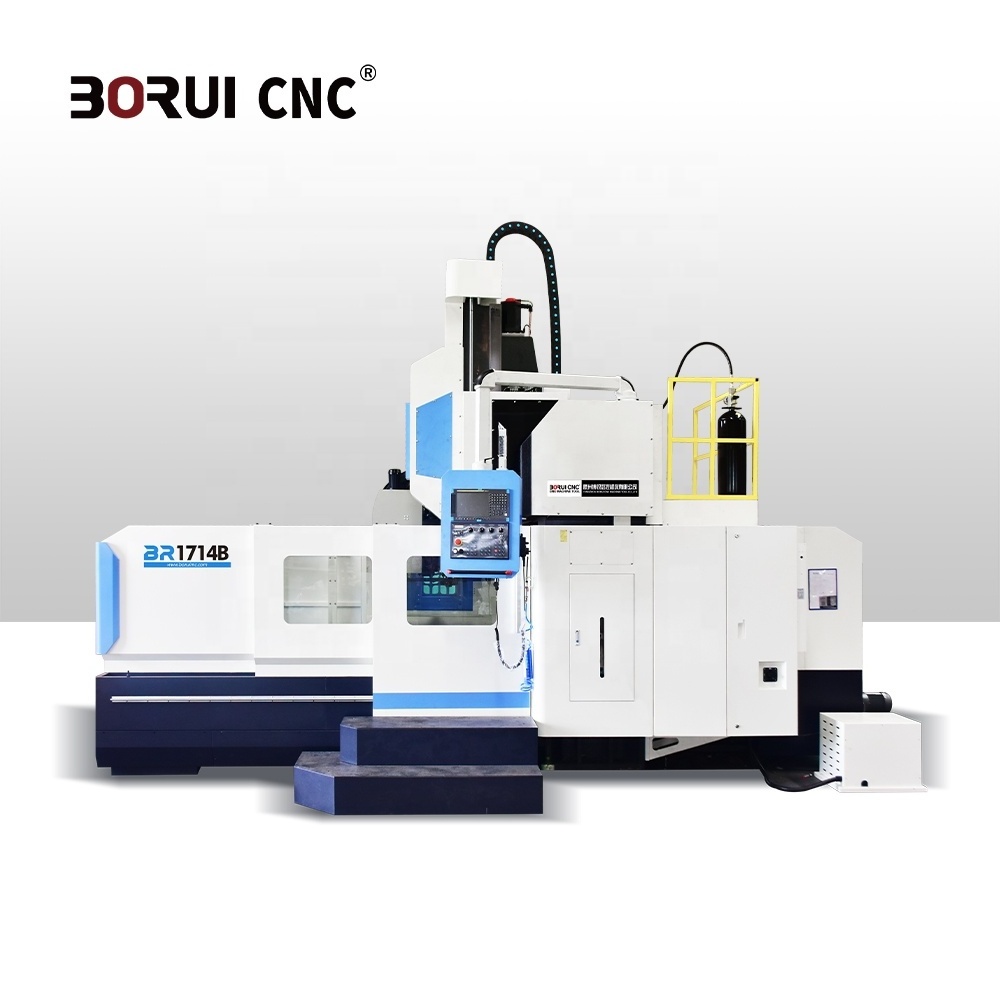 BR1714B Double Column CNC Gantry Milling Machine Center Table Size 1700*1400 Motor New Product 2020 5 Axis Cnc Machine Price 15