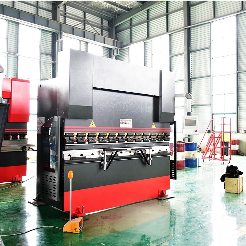 WC67K-63T/3200 Economical Type Hydraulic Delem CNC metal sheet bending  hydraulic servo press brake