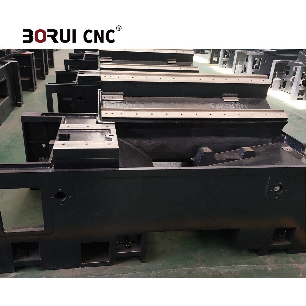 Cnc Lathe Live Tooling Fanuc Cnc Lathe for Model Making Linear Gauge Inclined Bed Lathe 11 Motor Single Horizontal Provided GSK