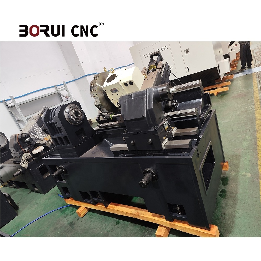 Cnc Lathe Live Tooling Fanuc Cnc Lathe for Model Making Linear Gauge Inclined Bed Lathe 11 Motor Single Horizontal Provided GSK