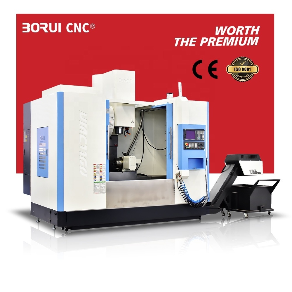 BORUI Vertical Milling VMC1160 Vmc Centre Fanuc 4 axis cnc vertical machining center fresadora cnc 3 axis CNC milling machine