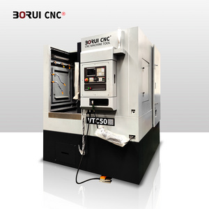 BORUI VTC50 automatic china factory cnc vertical lathe auto wheel cnc lathe vertical lathe