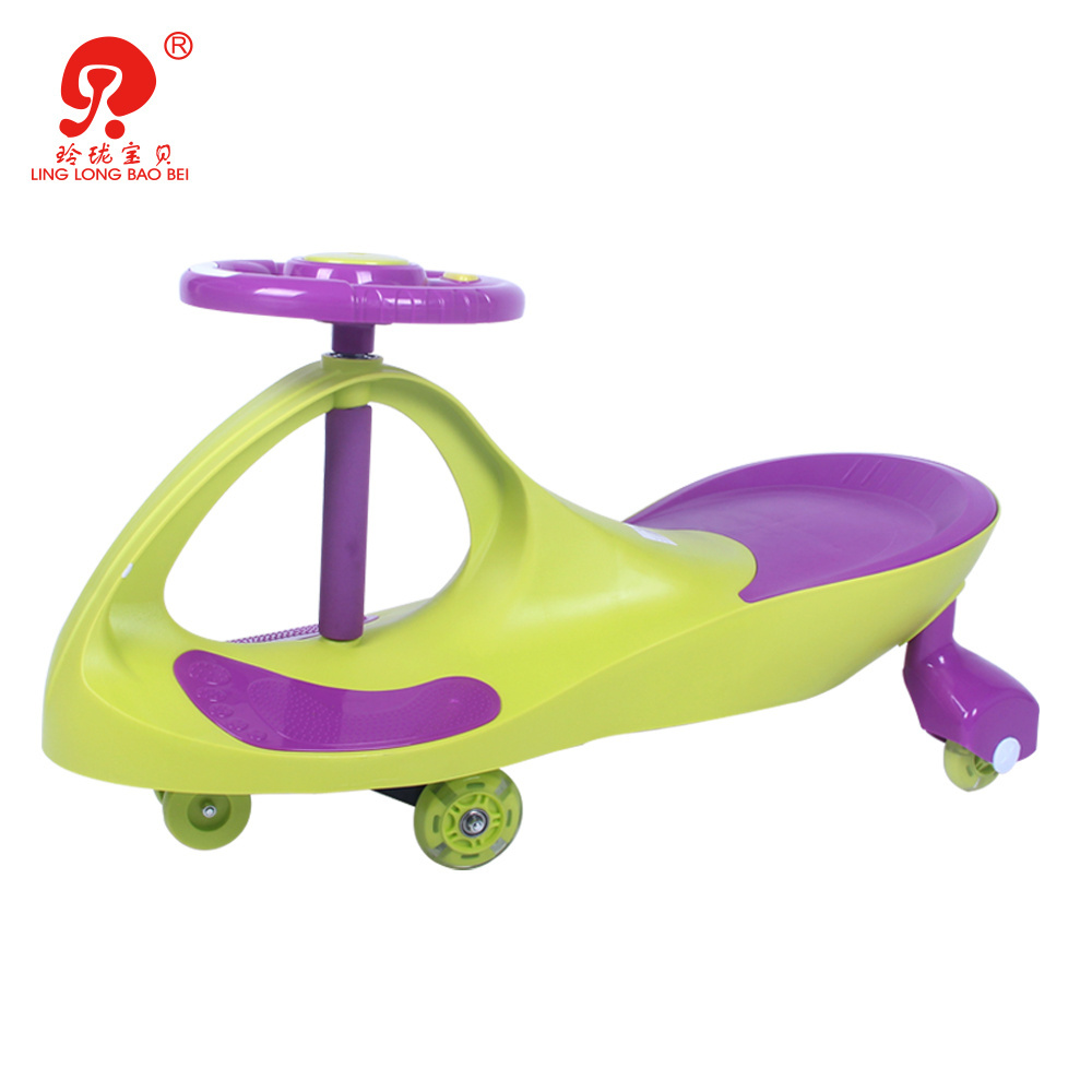 China hot sale wiggle car children mini swing twist car for kids to drive