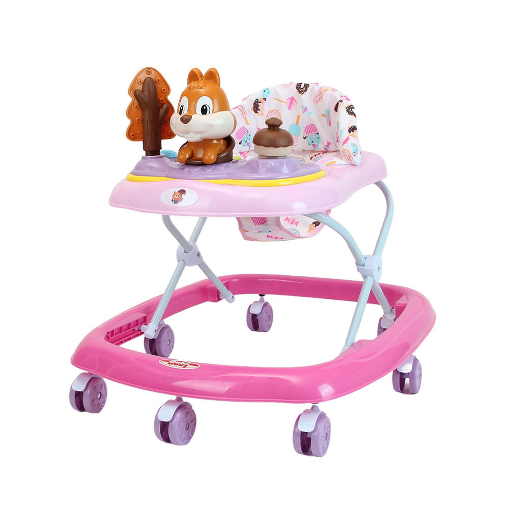 Wholesale cheap price plastic family toddler baby walker with music toy