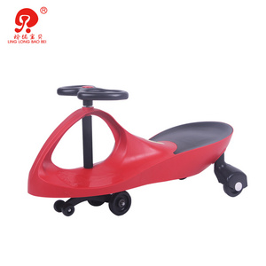 Factory price children balance car recycle pp manpower plastic kids wiggle car baby twist car