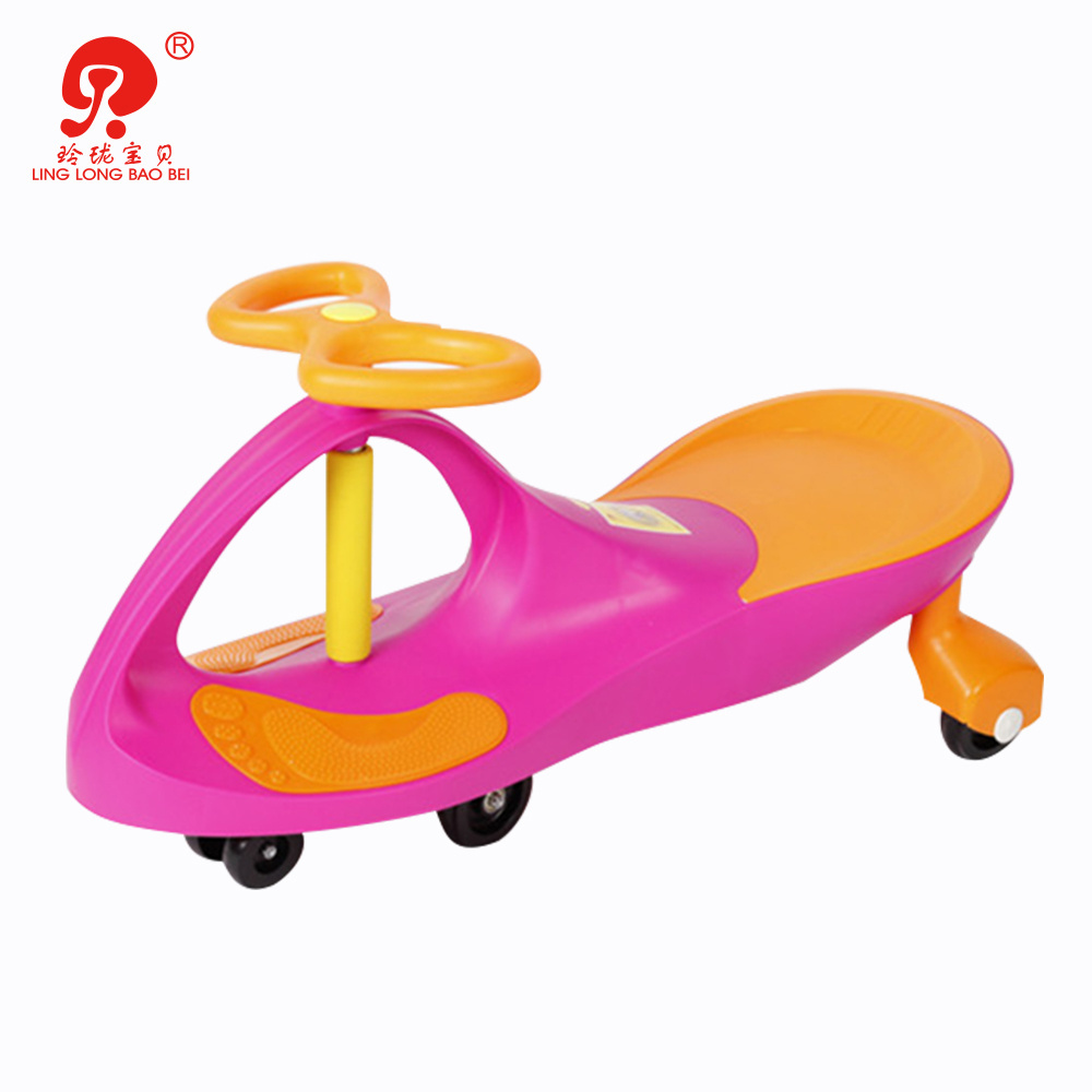 Custom color red no music light ride on kids swing car