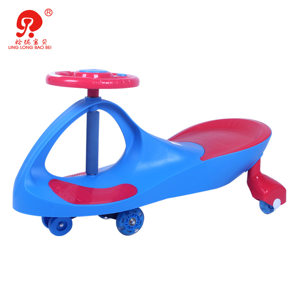 China hot sale wiggle car children mini swing twist car for kids to drive