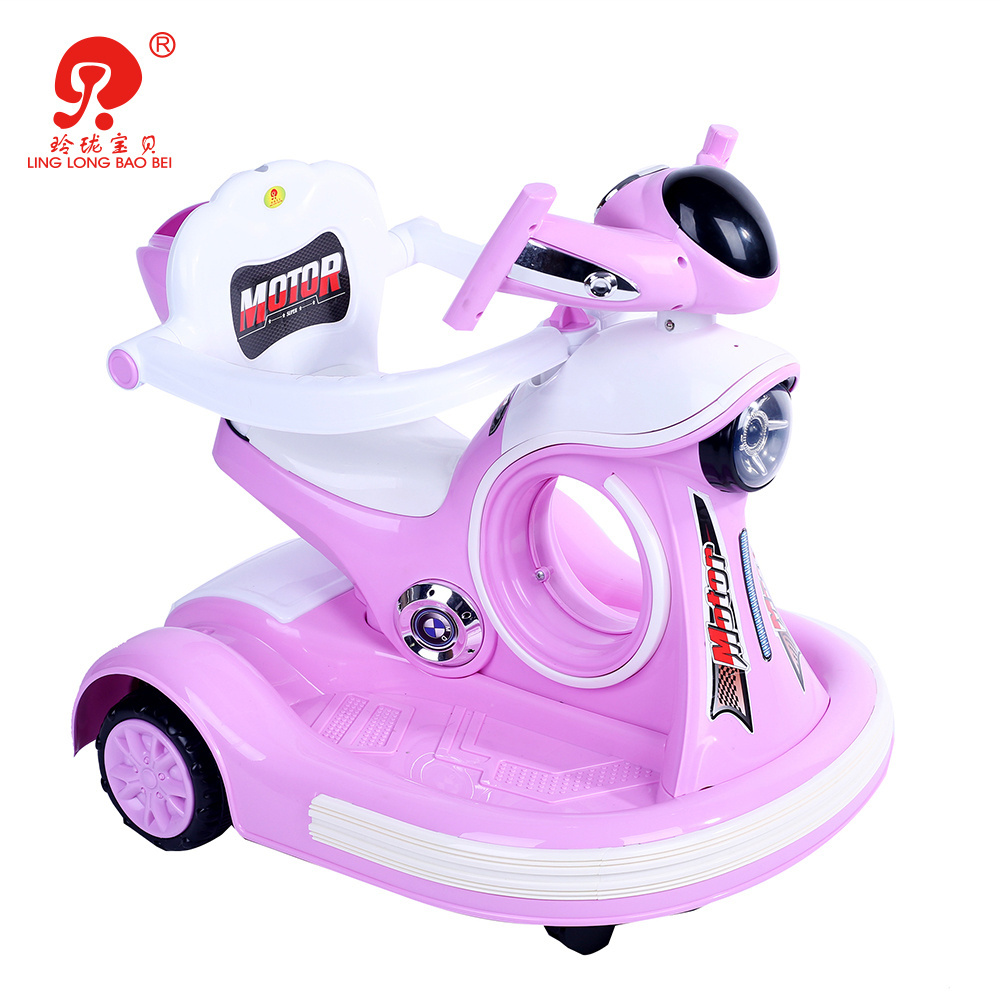 Children vehicle toy story electric car pink remote control rc baby ride on car with mp3