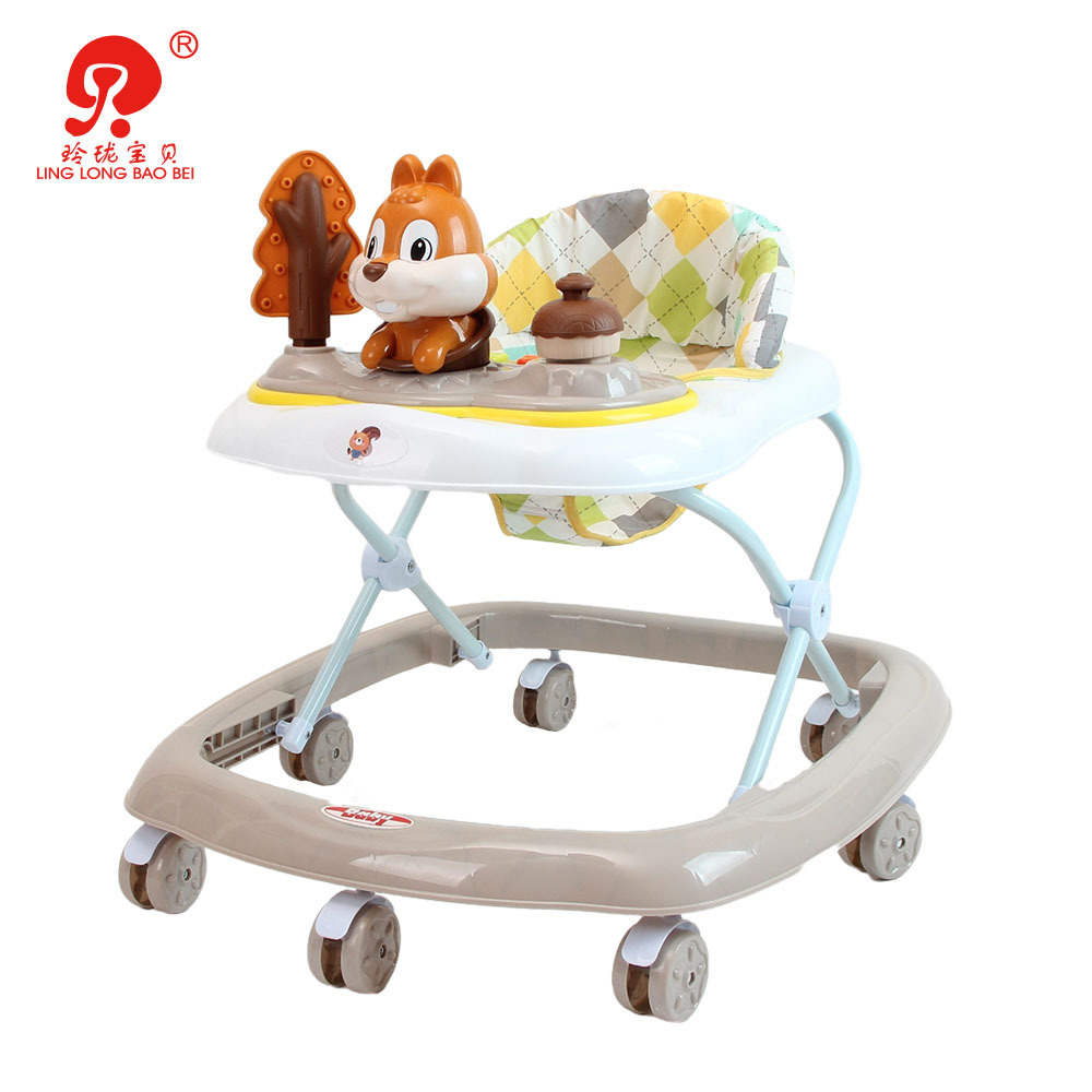 Wholesale cheap price plastic family toddler baby walker with music toy