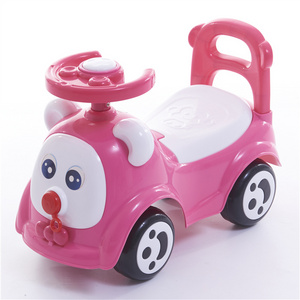 Hot sale cheap price baby face and monkey face can choose swing car with BB horn ride on car children