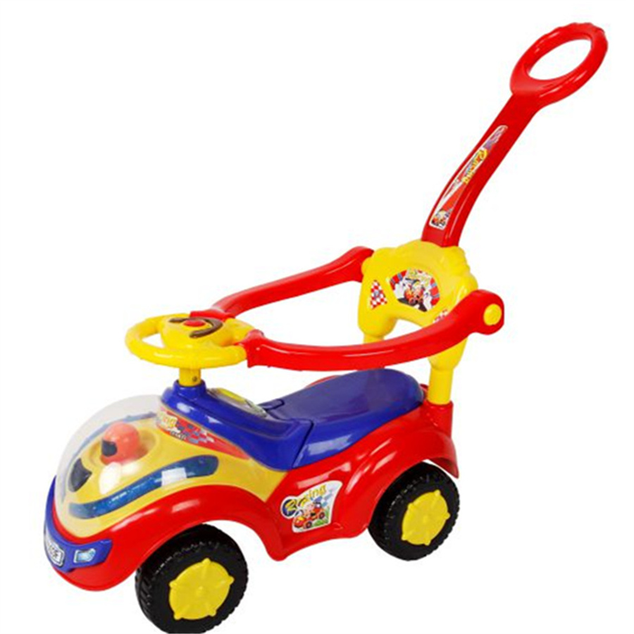 Kids Push Car Plastic Ride On Baby Toy Car with light and music Foot to Floor Baby Swing Car wih Handle