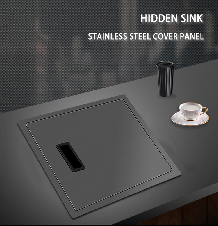 Bar Wash Basin Sinks PVD Nano Stainless Steel De Cocin Commercial Small Kitchen Sink