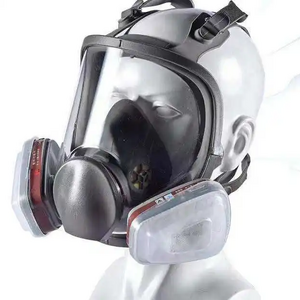 Hot Sale Full Face gas mask with Double Filters Full Face Reusable Antigas Respirator 6800 gas mask