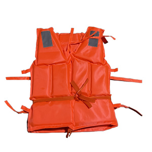 Hot Sale Adult Orange Life Jacket Swimwear Polyester Professional Life Jacket Vest for Water Sports Swimming Drifting Surfing