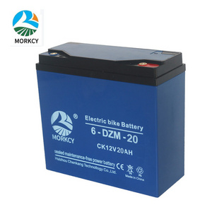 12V20AH  battery 36V 48V 60V 72V electric bicycle battery wisdom 6 dzm 20 e bike / scooter / e moto agm lead acid  power battery