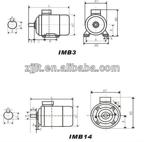 Y2 IE2 Series 2 Poles AC Asynchronous Motor 380V electric Machine Aluminium Housing Motors CE Three phase Motor