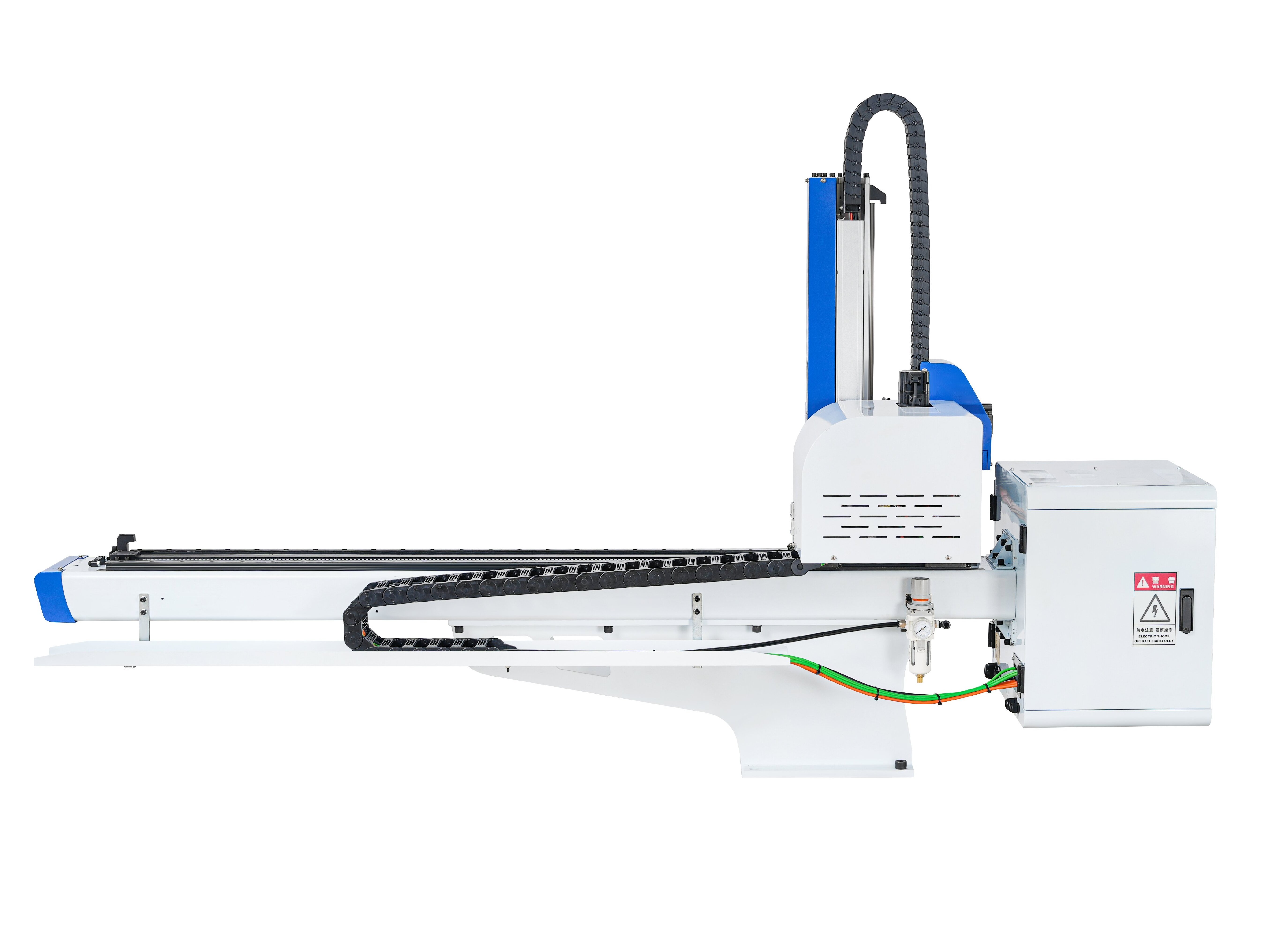 3-axis single arm servo controlled robotic armRight angle linear controllable programmable robot for injection molding machine