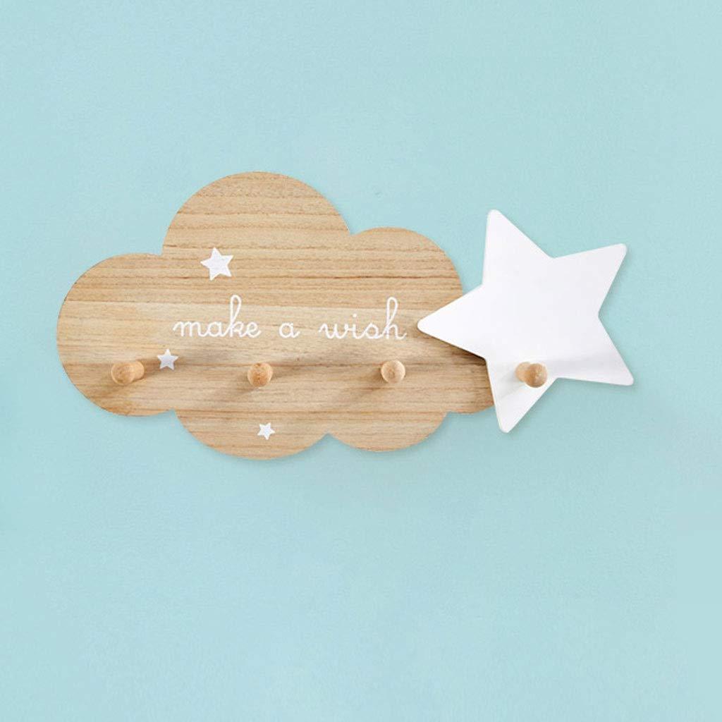 Nursery or Bedroom  decorative toy Kids Gifts  Cloud Ornament Coat Hook Wall Hooks