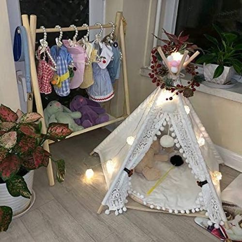 Baby Kids Clothes  Dress Up Garment Rack Wooden  Clothing Rack