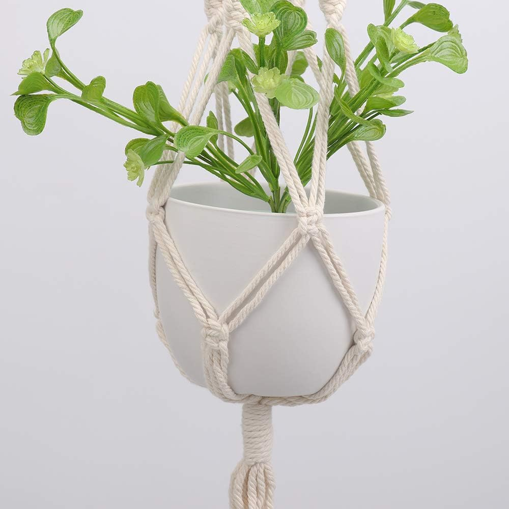 Chunlei OEM Macrame Hanging Plant Pot Hanger Cotton Rope with Tassels