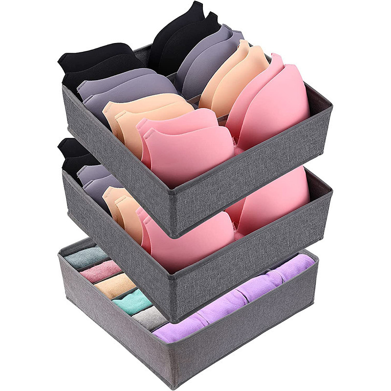 Underwear Wardrobe Divider Closet Organizer Collapsible Drawer Sock Storage Box