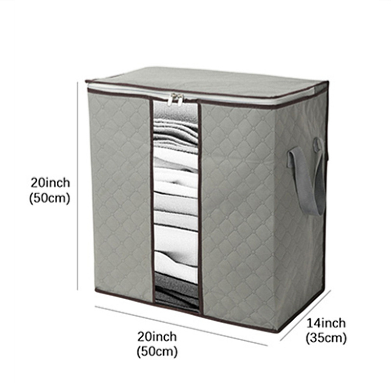 Organize Your Closet with This Stylish Foldable Closet Under Bed Storage Cube Box - Perfect for Shoes and Accessories