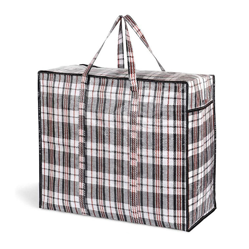 Reusable Heavy Duty Pp Woven Storage Bag Large Capacity House Clothes Organizer Moving Bag