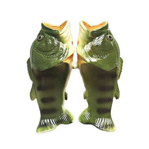 2024 New Fish Slippers Anti slip Funny Home Indoor Waterproof Trendy Student Couples Cool Slippers for Women