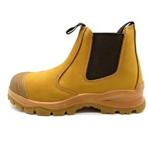 2024 new safety shoes with solid soles TPU head protection, anti smashing anti piercing work shoes Chelsea boots