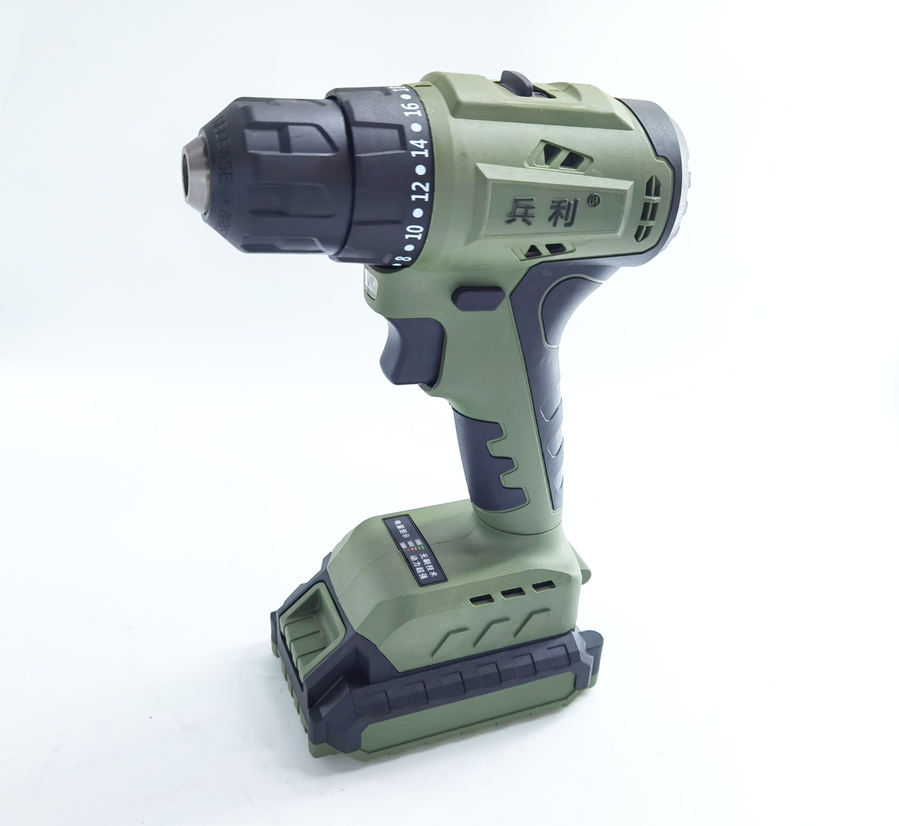 new 21V Chargeable Portable Hand Rechargeable Battery Lithium Ion Cordless Drill electric