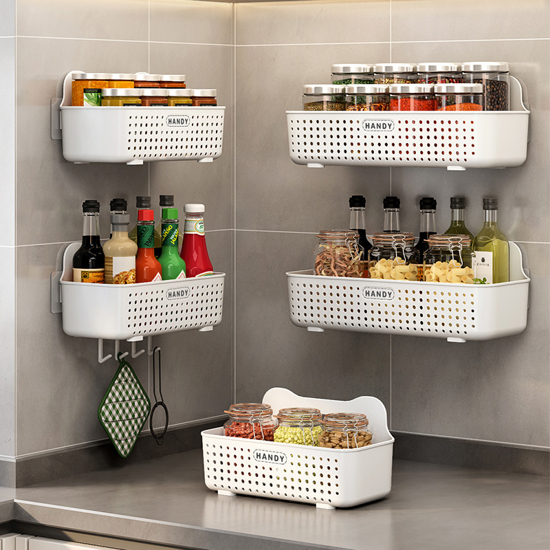 Multi-purpose Kitchen Vegetable Fruit Storage Basket Storage Rack Bathroom Accessories Under Sink Shelf Organizer Baskets