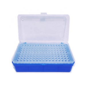 CTB-09805 Laboratory Plastic 98 well tube freeze storage box for 0.5ml microcentrifuge tubes