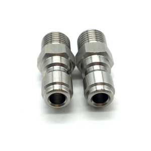 Stainless steel water hose quick connector for pressure washer hose 3/8'' plug