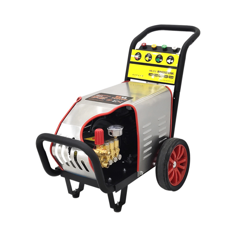 2.5 Kw ultra high pressure washer high pressure cleaner for car washer with shell and wheel