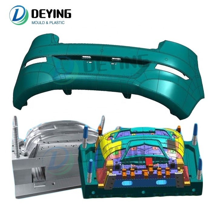 plastic auto car bumper moulding Taizhou mold factory making automobile parts plastic injection moldings