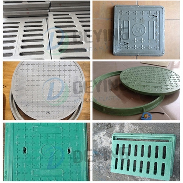 high quality smc bmc FRP GRP compression manhole cover mold for sale