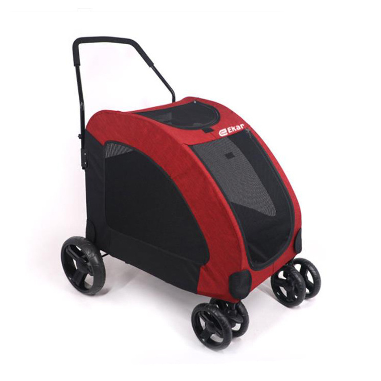 New Product Small Folding Pet Cart For Outdoor Pet Stroller Trolley For Dog