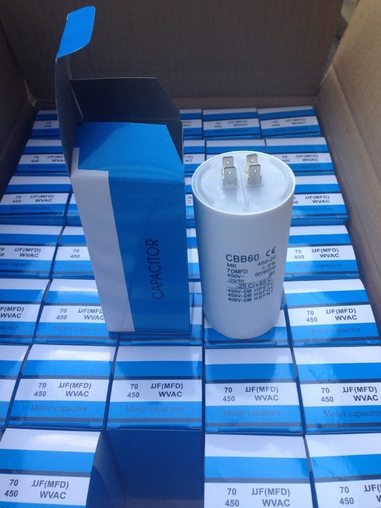 30uf 250v CE certificate capacitor for motor en60252 best quality