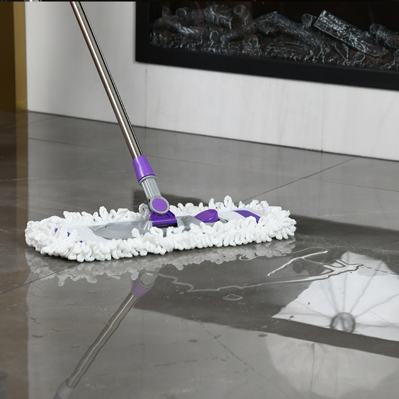 Indoor Floor Cleaning Mop Magic Cotton Dust Mop Flat Mop for Hotel Easing Cleaning