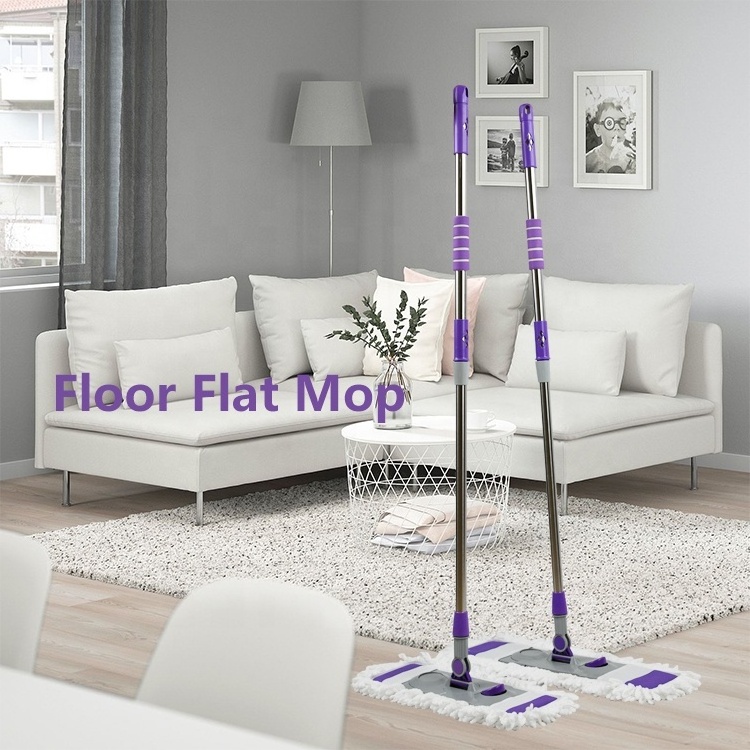 Indoor Floor Cleaning Mop Magic Cotton Dust Mop Flat Mop for Hotel Easing Cleaning