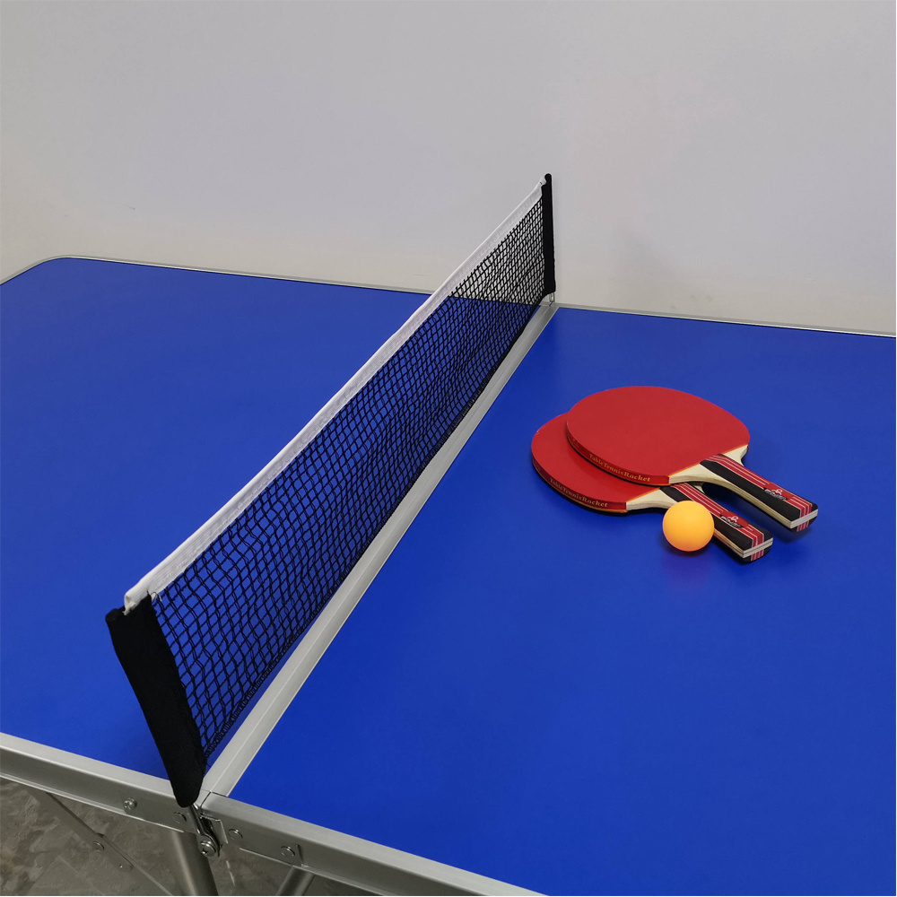 High quality mini aluminium ping pong table tennis table 25mm