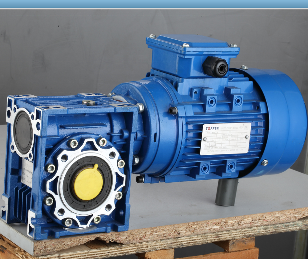 Three phase electric motor speed reducer