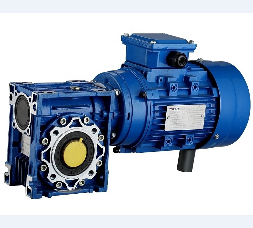 Three phase electric motor speed reducer